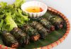 Chả lươn cuộn lá lốt nướng