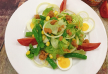 Salad cá ngừ mù tạt vàng