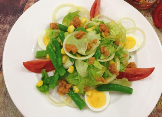 Salad cá ngừ mù tạt vàng