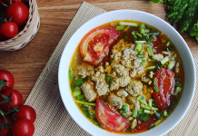 Canh riêu cua thanh mát ngày hè