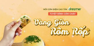 Làm cơm cháy cực kỳ đơn giản bằng nồi cơm điện cao tần Dreamer