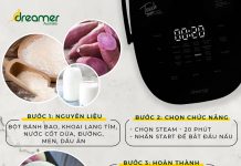 BÁNH BAO KHOAI LANG TÍM
