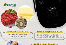 THỊT BỌC PHÔ MAI HẤP