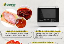 CÁ DIÊU HỒNG CHIÊN GIÒN BẰNG LÒ CHIÊN HƠI NƯỚC DKA-SAF118W