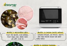 CHẢ ỐC LÁ LỐT BẰNG LÒ CHIÊN HƠI NƯỚC DKA-SAF118W