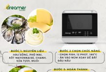 HÀU NƯỚNG PHÔ MAI BẰNG LÒ CHIÊN HƠI NƯỚC DKA-SAF118W