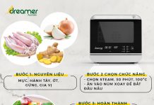 MỰC HẤP KIỂU THÁI BẰNG LÒ CHIÊN HƠI NƯỚC DKA-SAF118W