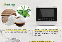 MỨT DỪA BẰNG LÒ CHIÊN HƠI NƯỚC DKA-SAF118W