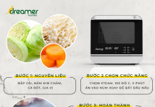 BẮP CẢI CUỘN CHAY BẰNG LÒ CHIÊN HƠI NƯỚC DKA-SAF118W