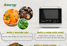 BÍ ĐỎ NƯỚNG NẤM BẰNG LÒ CHIÊN HƠI NƯỚC DKA-SAF118W