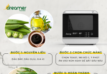 ĐẬU BẮP NƯỚNG CHAY BẰNG LÒ CHIÊN HƠI NƯỚC DKA-SAF118W