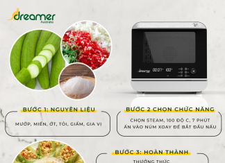 MƯỚP HẤP MIẾN BẰNG LÒ CHIÊN HƠI NƯỚC DKA-SAF118W