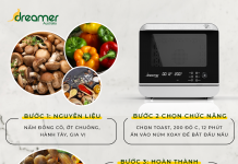 NẤM NƯỚNG GIẤY BẠC BẰNG LÒ CHIÊN HƠI NƯỚC DKA-SAF118W