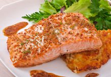 CÁ HỒI NƯỚNG BƠ TỎI BẰNG NỒI CHIÊN KHÔNG DẦU DREAMER