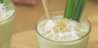 Mách mẹ cách làm sữa cốm xanh nước cốt dừa đơn giản tại nhà cho bé với máy làm sữa hạt & xay nấu đa năng Dreamer DKA -MCB 117